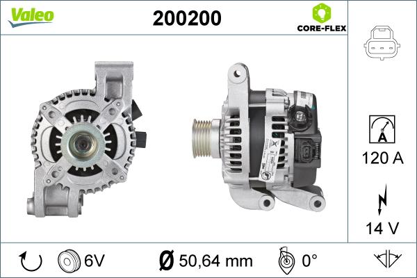 Valeo 200200 - Alternateur cwaw.fr