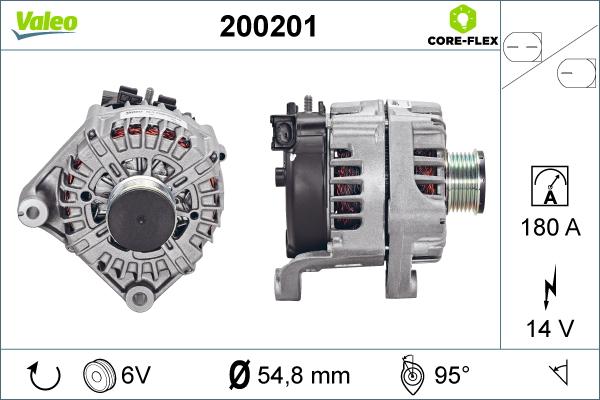 Valeo 200201 - Alternateur cwaw.fr