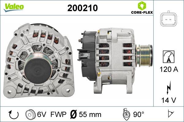 Valeo 200210 - Alternateur cwaw.fr