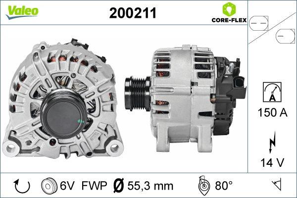 Valeo 200211 - Alternateur cwaw.fr