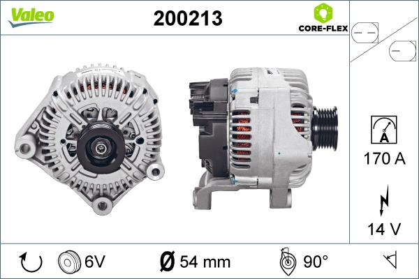 Valeo 200213 - Alternateur cwaw.fr