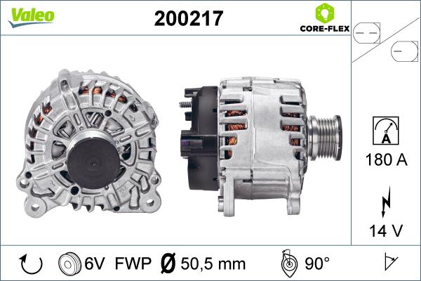 Valeo 200217 - Alternateur cwaw.fr