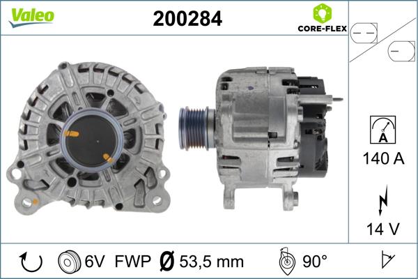 Valeo 200284 - Alternateur cwaw.fr