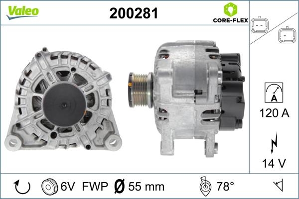 Valeo 200281 - Alternateur cwaw.fr