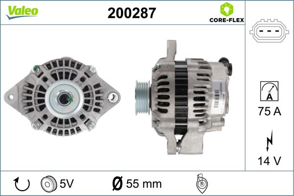 Valeo 200287 - Alternateur cwaw.fr