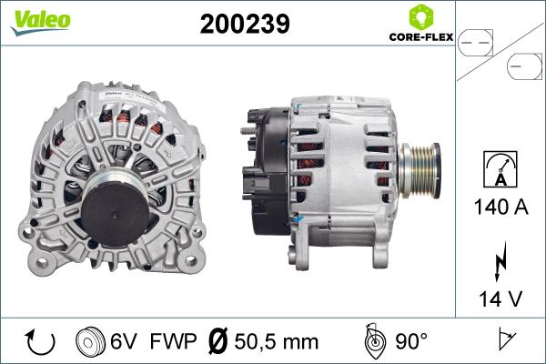 Valeo 200239 - Alternateur cwaw.fr