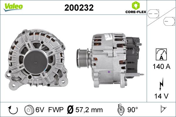 Valeo 200232 - Alternateur cwaw.fr