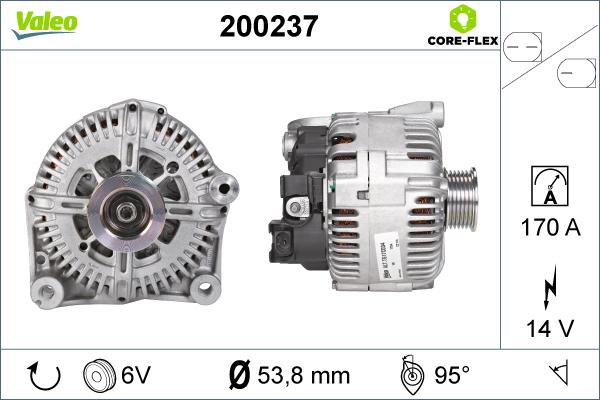 Valeo 200237 - Alternateur cwaw.fr