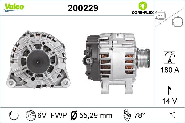 Valeo 200229 - Alternateur cwaw.fr