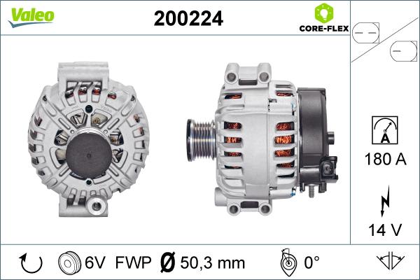 Valeo 200224 - Alternateur cwaw.fr