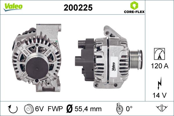 Valeo 200225 - Alternateur cwaw.fr