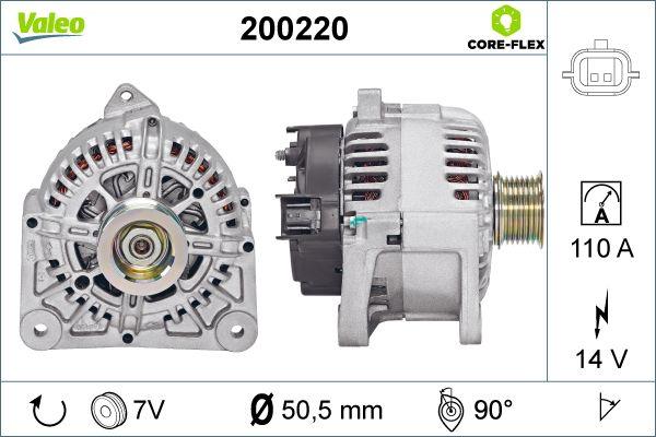 Valeo 200220 - Alternateur cwaw.fr