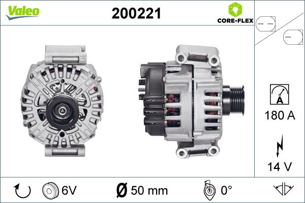 Valeo 200221 - Alternateur cwaw.fr