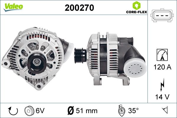 Valeo 200270 - Alternateur cwaw.fr