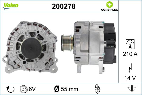 Valeo 200278 - Alternateur cwaw.fr