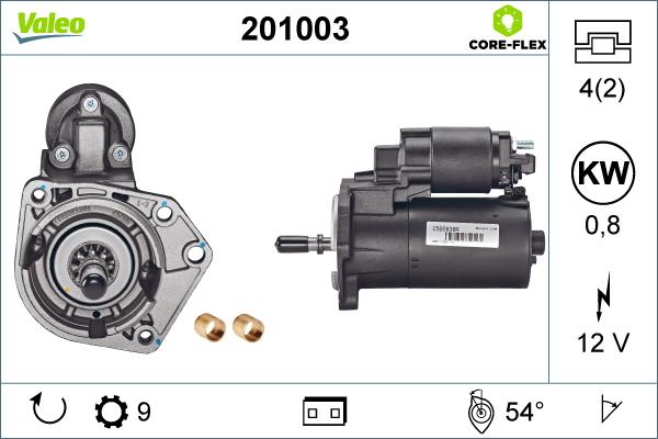 Valeo 201003 - Démarreur cwaw.fr