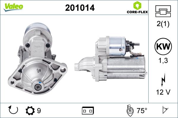 Valeo 201014 - Démarreur cwaw.fr