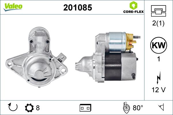 Valeo 201085 - Démarreur cwaw.fr