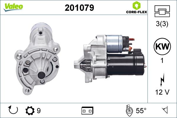 Valeo 201079 - Démarreur cwaw.fr