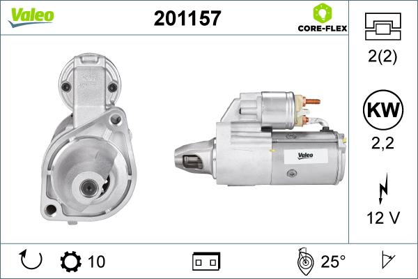 Valeo 201157 - Démarreur cwaw.fr