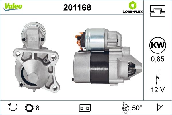 Valeo 201168 - Démarreur cwaw.fr