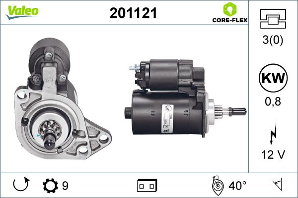 Valeo 201121 - Démarreur cwaw.fr