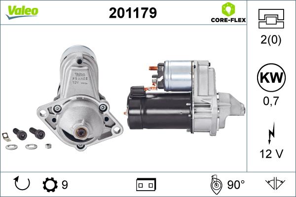 Valeo 201179 - Démarreur cwaw.fr