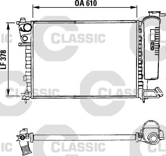 Valeo 230630 - Radiateur, refroidissement du moteur cwaw.fr