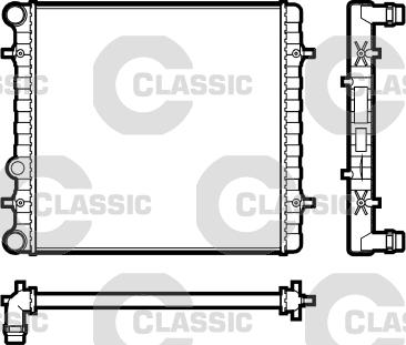 Valeo 231606 - Radiateur, refroidissement du moteur cwaw.fr