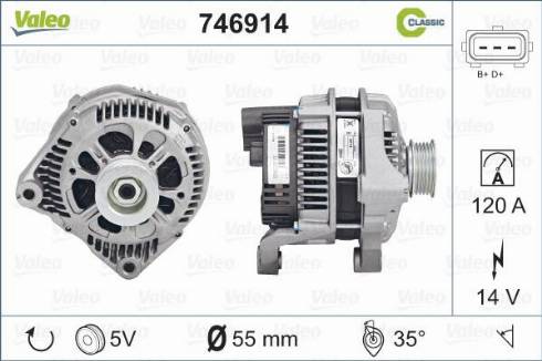 Valeo 746914 - Alternateur cwaw.fr