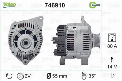 Valeo 746910 - Alternateur cwaw.fr