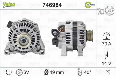 Valeo 746984 - Alternateur cwaw.fr