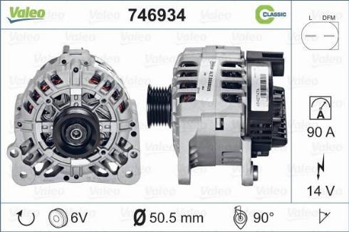 Valeo 746934 - Alternateur cwaw.fr