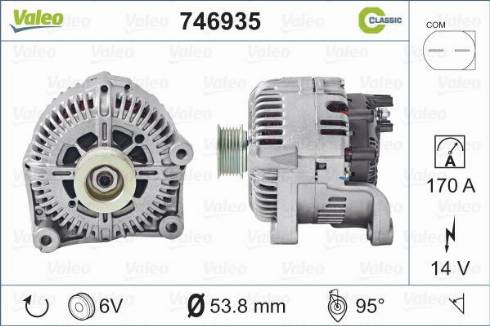 Valeo 746935 - Alternateur cwaw.fr