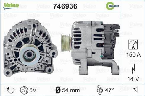 Valeo 746936 - Alternateur cwaw.fr