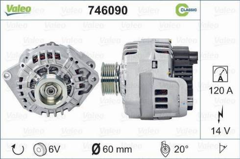 Valeo 746090 - Alternateur cwaw.fr