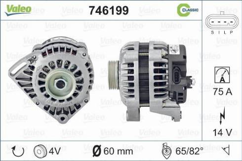 Valeo 746199 - Alternateur cwaw.fr