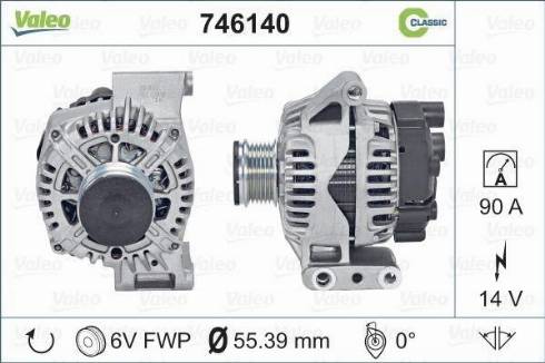 Valeo 746140 - Alternateur cwaw.fr