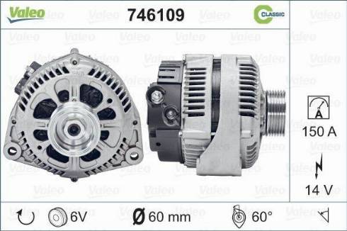 Valeo 746109 - Alternateur cwaw.fr