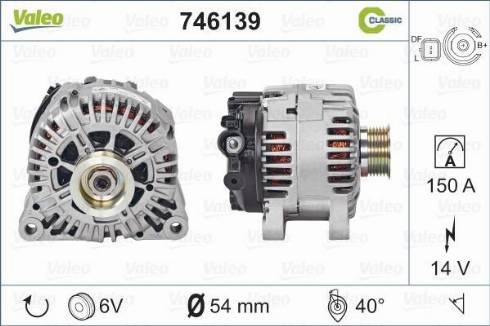 Valeo 746139 - Alternateur cwaw.fr