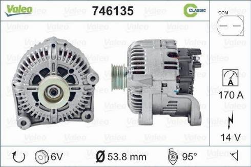 Valeo 746135 - Alternateur cwaw.fr