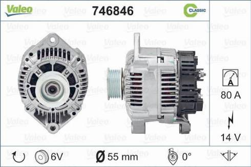 Valeo 746846 - Alternateur cwaw.fr