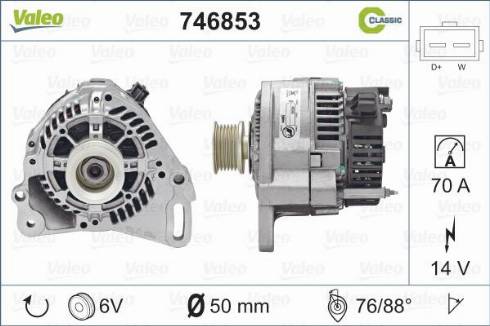 Valeo 746853 - Alternateur cwaw.fr