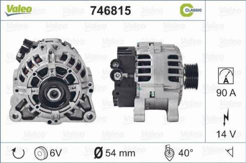 Valeo 746815 - Alternateur cwaw.fr