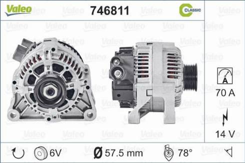 Valeo 746811 - Alternateur cwaw.fr