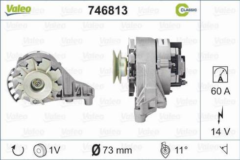 Valeo 746813 - Alternateur cwaw.fr