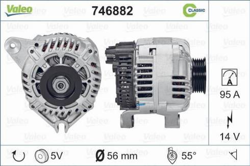 Valeo 746882 - Alternateur cwaw.fr