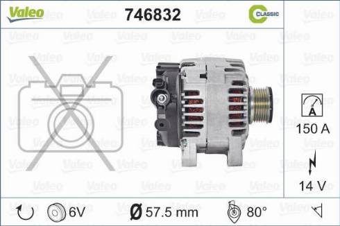 Valeo 746832 - Alternateur cwaw.fr