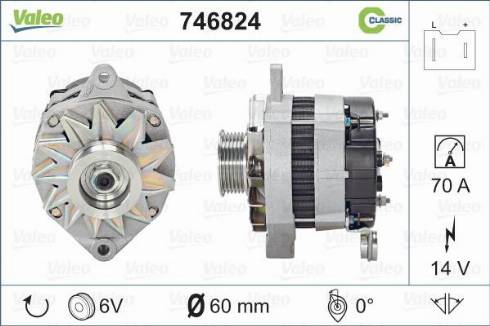 Valeo 746824 - Alternateur cwaw.fr