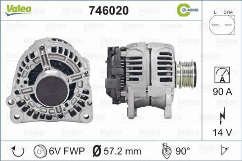 Valeo 746820 - Alternateur cwaw.fr